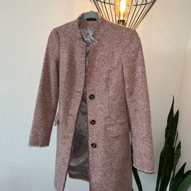 Cappotto da donna Sisley rosa/ rosa antico