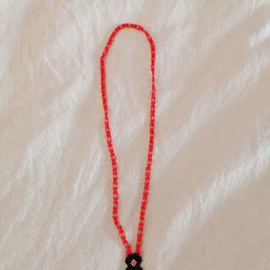 Perlen Kette mit Inuit-Anhänger