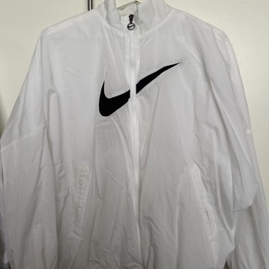 white Nike jacket
