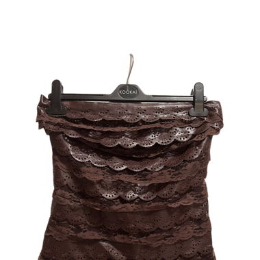 Vintage Morgan brown tube top - size S-M 🤎