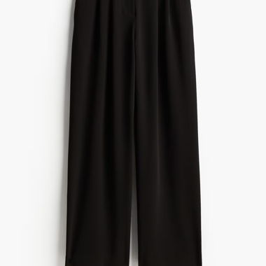 Business-Hose mit weitem Bein