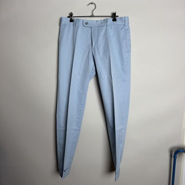 Pantaloni Chino Azzurro Chiaro