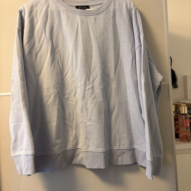 Sweatshirt bleu clair