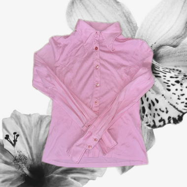 Y2K Blouse in Pastel Pink