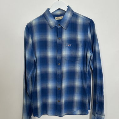 Hollister Blue-Karohemd