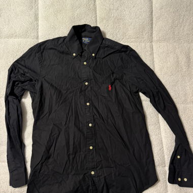 Chemise Polo Ralph Lauren Slim Fit noire S