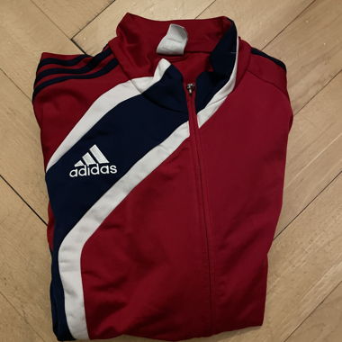 Giacca Adidas (rosso, blu scuro, bianco)
