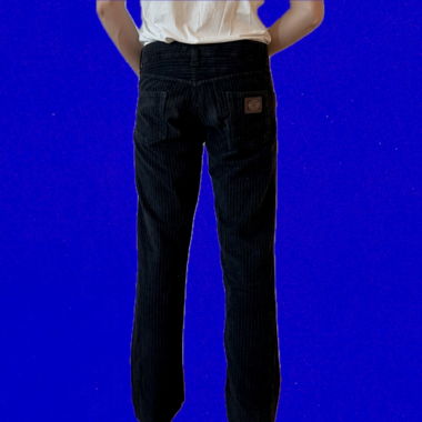 DOLCE & GABBANA - Vintage Dark Blue Corduroy Pants