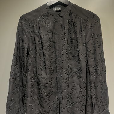 Blusa nera ricamata Kookai taglia 34