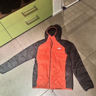 The North Face Herrenjacke orange/schwarz Gr. L