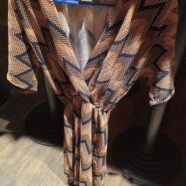 Robe cache-coeur Zebra