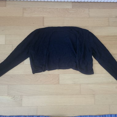 Bolero-cardigan ANNA FIELD nero