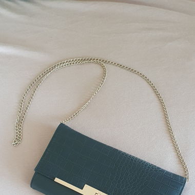Elegante Handtasche flach, clutch