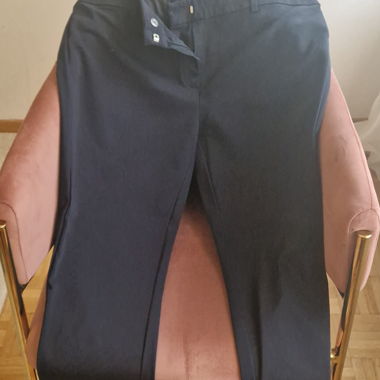 Dark blue suit trousers