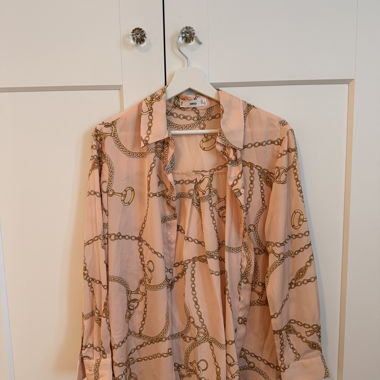 Mango chain print blouse