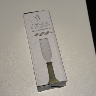 Flaschenaufsatz „endless Prosecco“