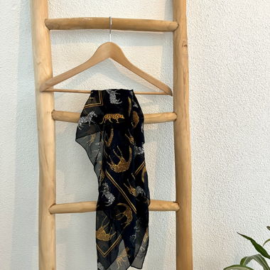 Animal-Print-Schal