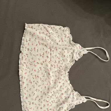 Crop Top Blumenmuster