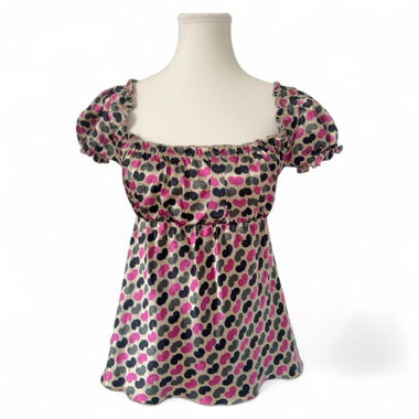 Heart Babydoll Y2k T-Shirt (S)