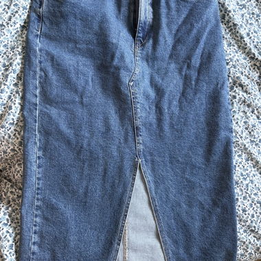 Jupe en jean bleue