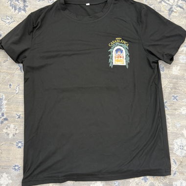 T-shirt Casablanca noir