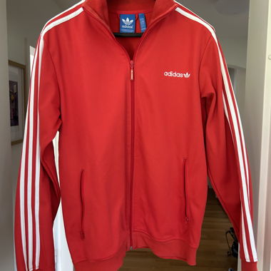 Giacca a tuta Adidas rossa - Taglia L