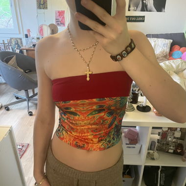 Colorful tube top
