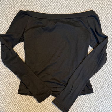 Black Off-Shoulder Top