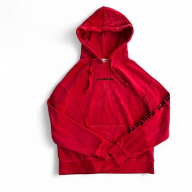 Juicy Couture Red Velour Hoodie (XS)