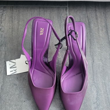 Elegante Absatzschuhe (violett)