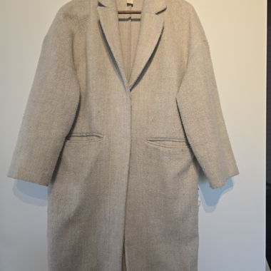 Oversized Textured Coat – H&M – Size 38