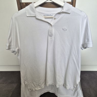 Lacoste Polo Relaxed Fit XS weiss