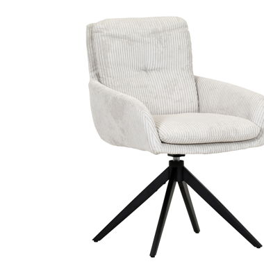 Drehsessel Olmo Cord beige, grau oder grün NEU