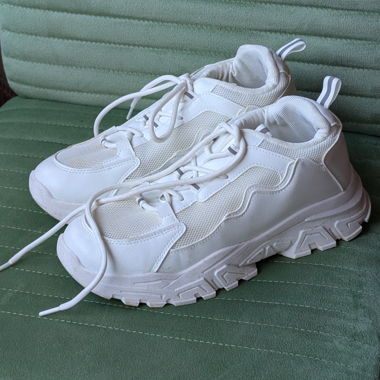 Sneaker chunky bianche