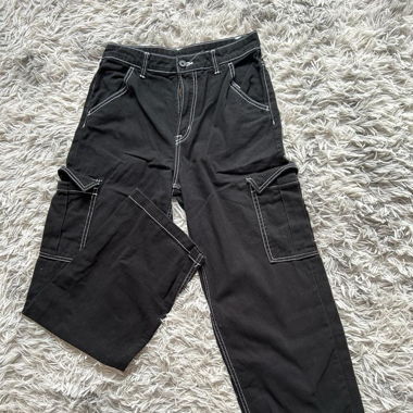 Jean cargo noir h&m