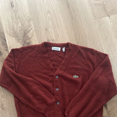 Cardigan bordeaux Lacoste 