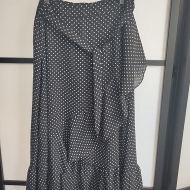 Jupe noire à pois taille 40