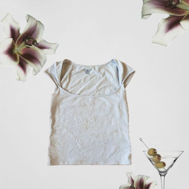 ella top brandy melville baby blau