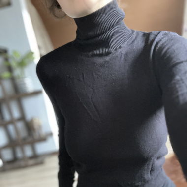 Dünner Rollkragenpullover gr.S