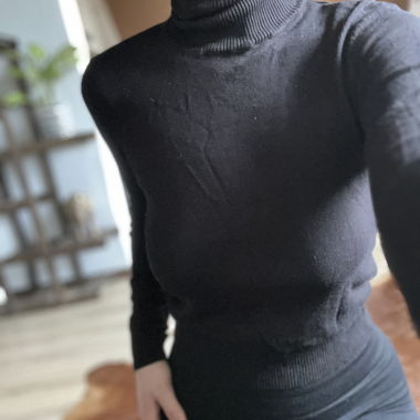 Dünner Rollkragenpullover gr.S