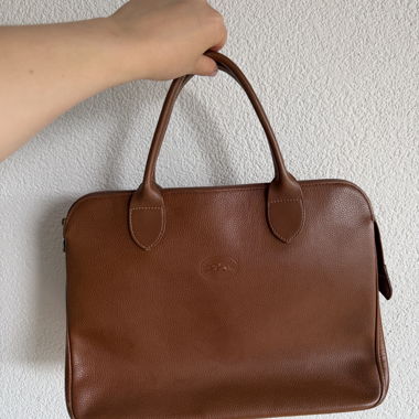 Brown Longchamp Briefcase / Laptop Bag