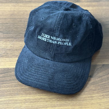 Casquette en velours côtelé Negroni