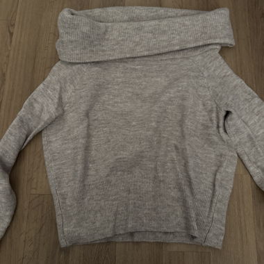 Pull en maille chiné
