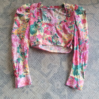 Zara Crop Top vintagestyle