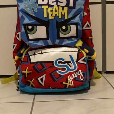 Rucksack und Etui