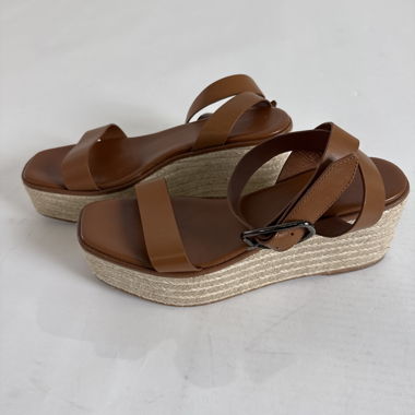 Sandales plateforme marron