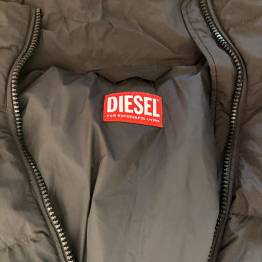 Diesel Black Puffer Jacket