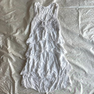 “Klua” Made in Italia knitted flowy layered dress