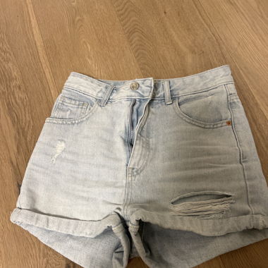 high waist jeans shorts