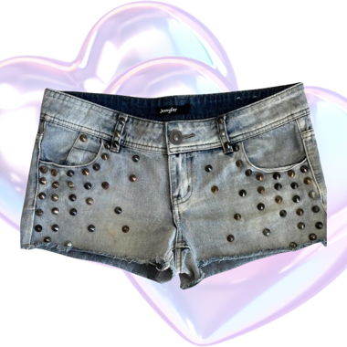 Y2K Mini Studded Shorts 